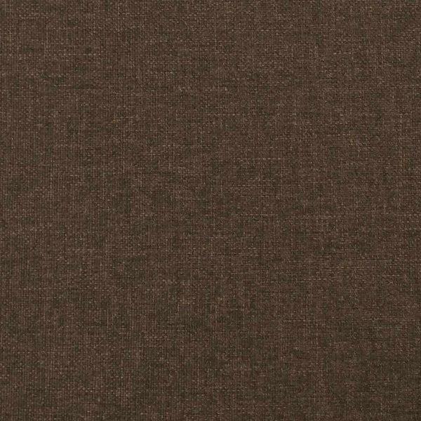 Kopfteil mit Ohren Dunkelbraun 147x23x118/128 cm Stoff