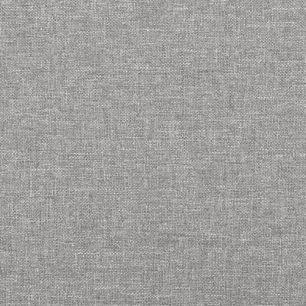 vidaXL Tête de lit à oreilles Gris clair 103x23x118/128 cm Tissu