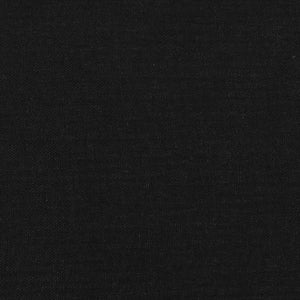 Kopfteil mit Ohren Schwarz 147x23x118/128 cm Stoff