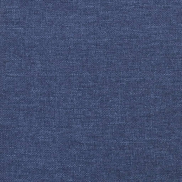 vidaXL Tête de lit à oreilles Bleu 147x23x118/128 cm Tissu
