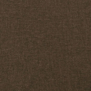 Kopfteil mit Ohren Dunkelbraun 163x23x118/128 cm Stoff