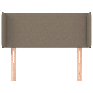 Kopfteil mit Ohren Taupe 83x16x78/88 cm Stoff
