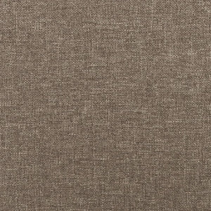 Kopfteil mit Ohren Taupe 93x16x78/88 cm Stoff