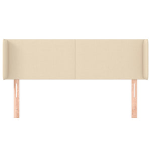 Kopfteil mit Ohren Creme 147x16x78/88 cm Stoff