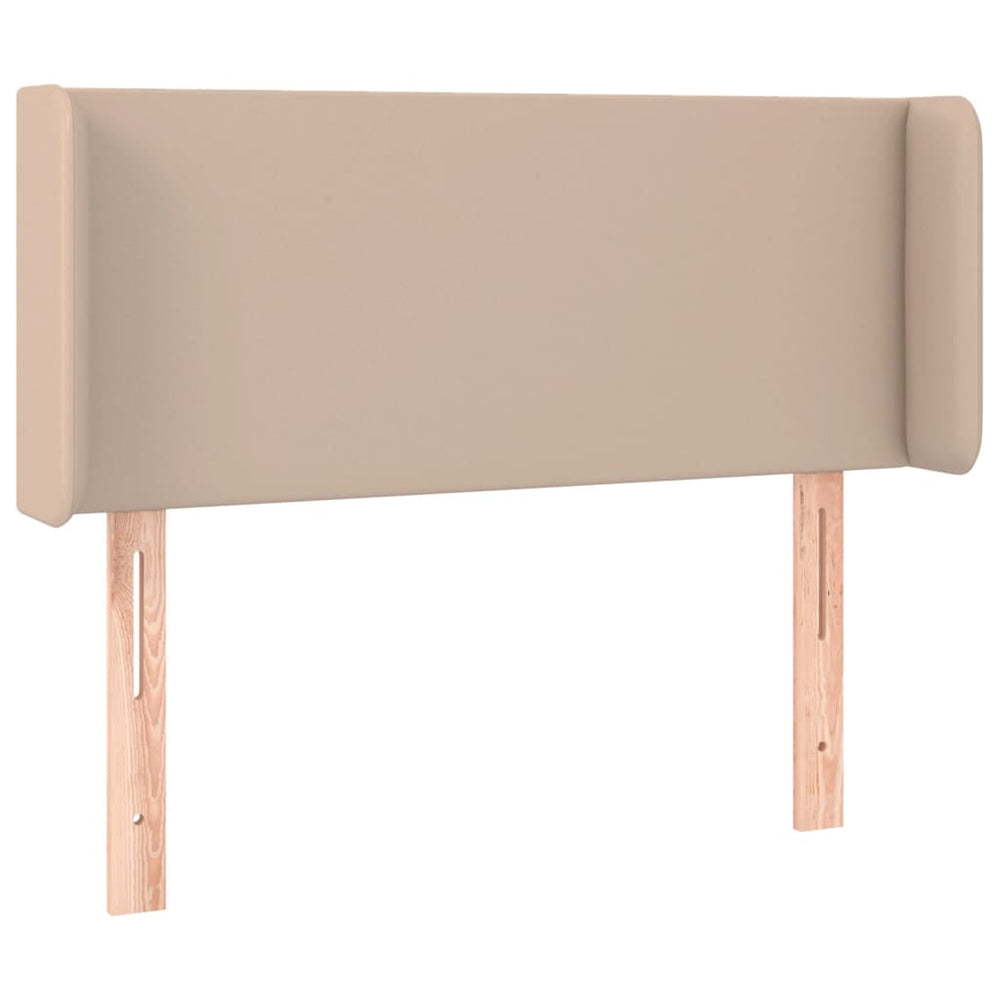 vidaXL Tête de lit à oreilles Cappuccino 93x16x78/88 cm Similicuir