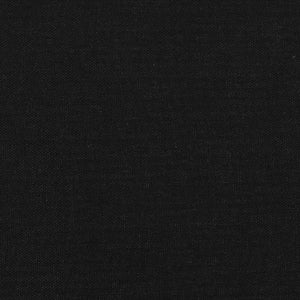 Kopfteil mit Ohren Schwarz 147x16x78/88 cm Stoff