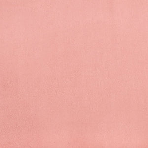 vidaXL Tête de lit à oreilles rose 203x16x78/88 cm velours