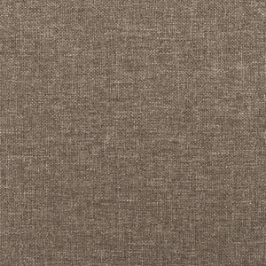 Kopfteil mit Ohren Taupe 183x16x78/88 cm Stoff