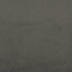 vidaXL Tête de lit avec oreilles Gris foncé 93x16x78/88 cm Velours