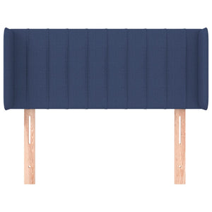 Kopfteil mit Ohren Blau 83x16x78/88 cm Stoff