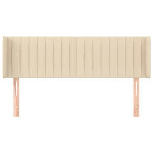 Kopfteil mit Ohren Creme 147x16x78/88 cm Stoff