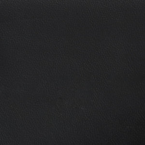 Kopfteil mit Ohren Schwarz 93x16x118/128 cm Kunstleder