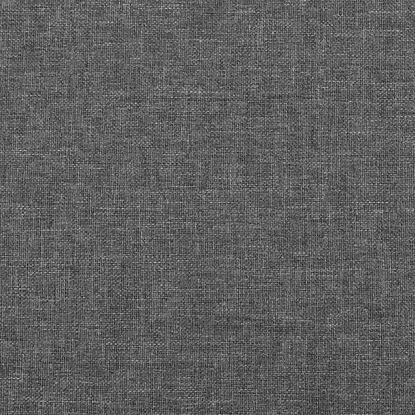 Kopfteil mit Ohren Dunkelgrau 147x16x118/128 cm Stoff