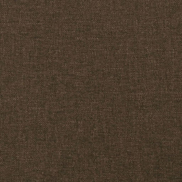 Kopfteil mit Ohren Dunkelbraun 147x16x118/128 cm Stoff