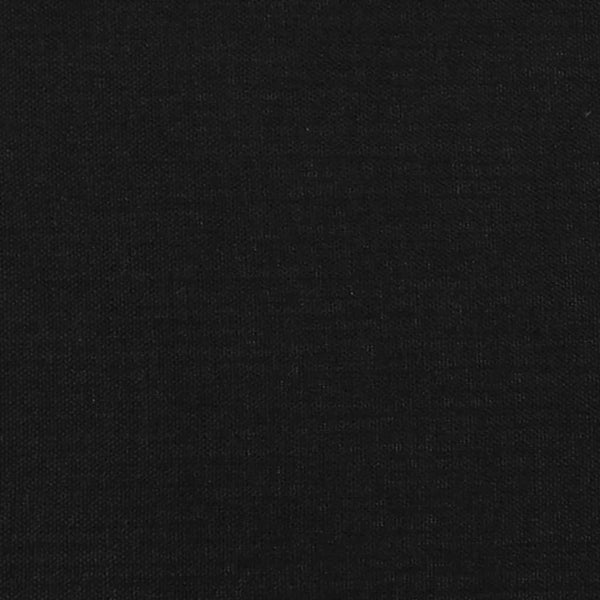 Kopfteil mit Ohren Schwarz 183x16x118/128 cm Stoff