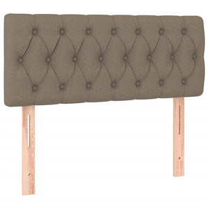 LED Kopfteil Taupe 90x7x78/88 cm Stoff