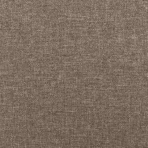 Bettgestell ohne Matratze Taupe 80x200 cm Stoff