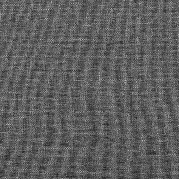 Bettgestell ohne Matratze Dunkelgrau 90x190 cm Stoff
