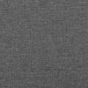 Bettgestell ohne Matratze Dunkelgrau 180x200 cm Stoff