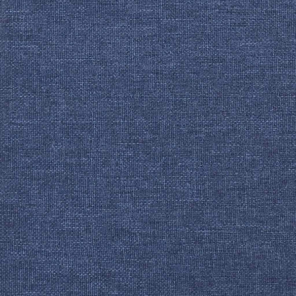 Bettgestell mit Kopfteil Blau 200x200 cm Stoff