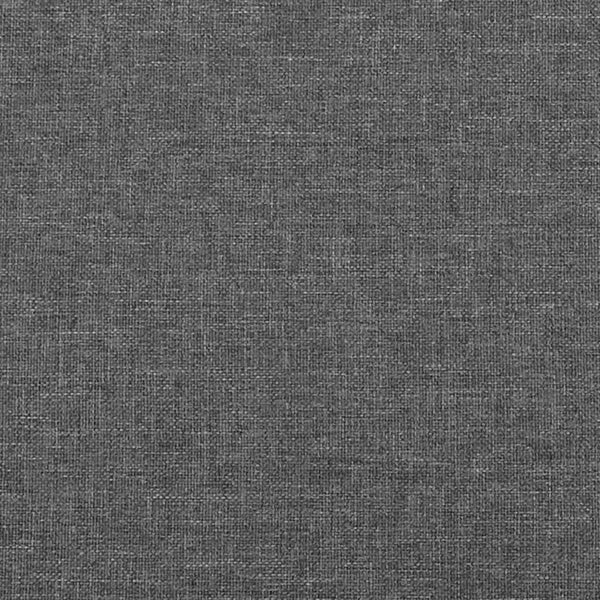 Bettgestell ohne Matratze Dunkelgrau 100x200 cm Stoff