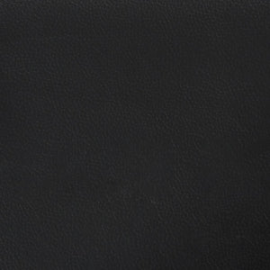 Bettgestell mit Kopfteil Schwarz 100x200 cm Kunstleder