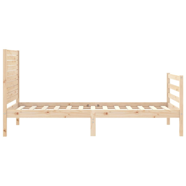 Massivholzbett 100x200 cm mit Kopfteil