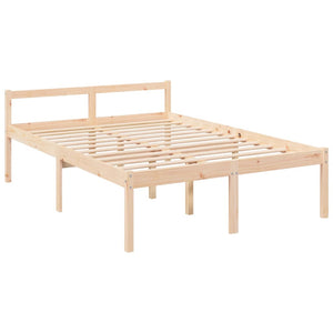 Seniorenbett Massivholz mit Kopfteil