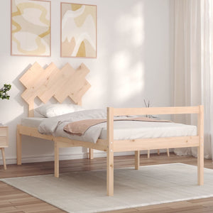 Seniorenbett 90x200 cm Massivholz