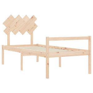 Seniorenbett 90x200 cm Massivholz