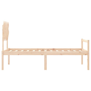 Seniorenbett 90x200 cm Massivholz