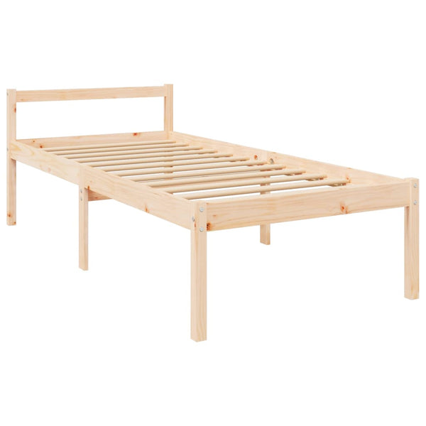 Seniorenbett 90x200 cm Massivholz