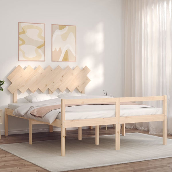 Seniorenbett 160x200 cm Massivholz
