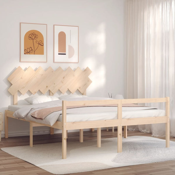 Seniorenbett 160x200 cm Massivholz