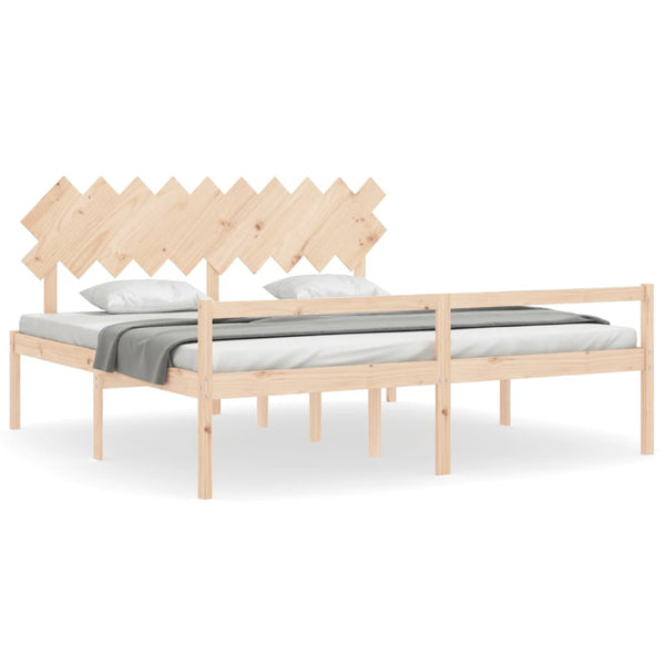Seniorenbett 200x200 cm Massivholz