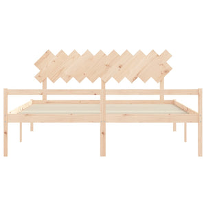 Seniorenbett 200x200 cm Massivholz