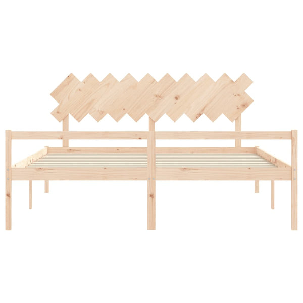 Seniorenbett 200x200 cm Massivholz