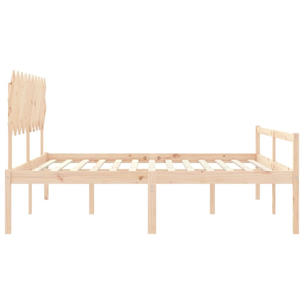 Seniorenbett 200x200 cm Massivholz
