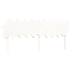 vidaXL Lit pour personnes âgées avec tête de lit 200x200 cm Blanc Bois massif