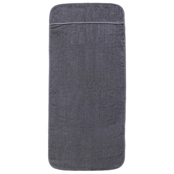 vidaXL Serviettes de plage 6 pcs Anthracite 60x135 cm Tissu 400 g/m²
