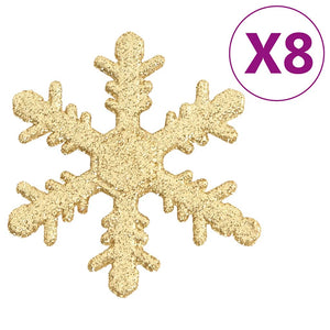 Goldenes Weihnachtskugel-Set, 111-teilig