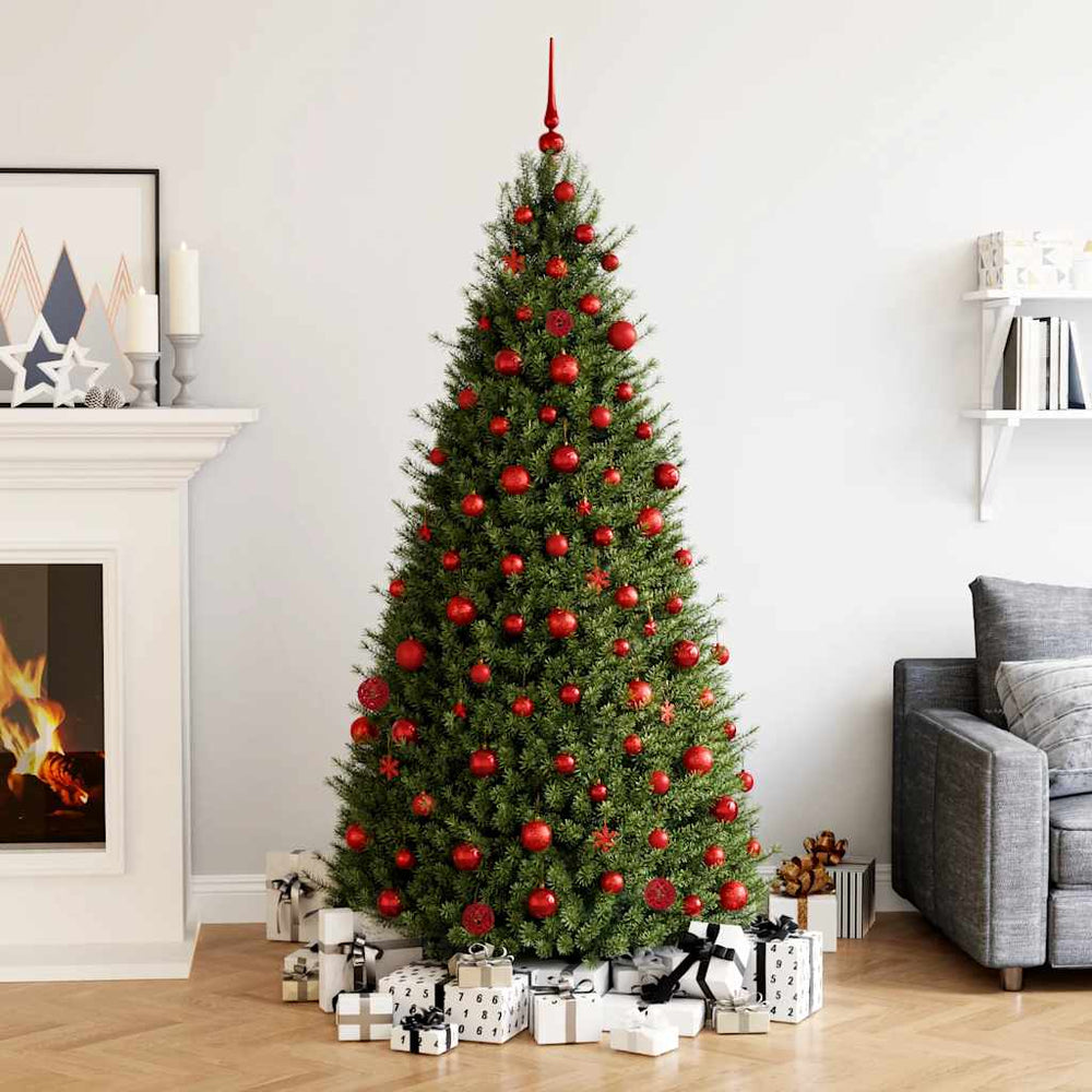 Weihnachtskugel Set Rot, 111-teilig