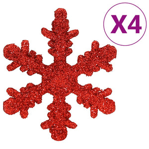 Weihnachtskugeln Set Rot Grün Gold 112-teilig
