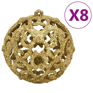 Weihnachtskugeln Set Rot Grün Gold 112-teilig