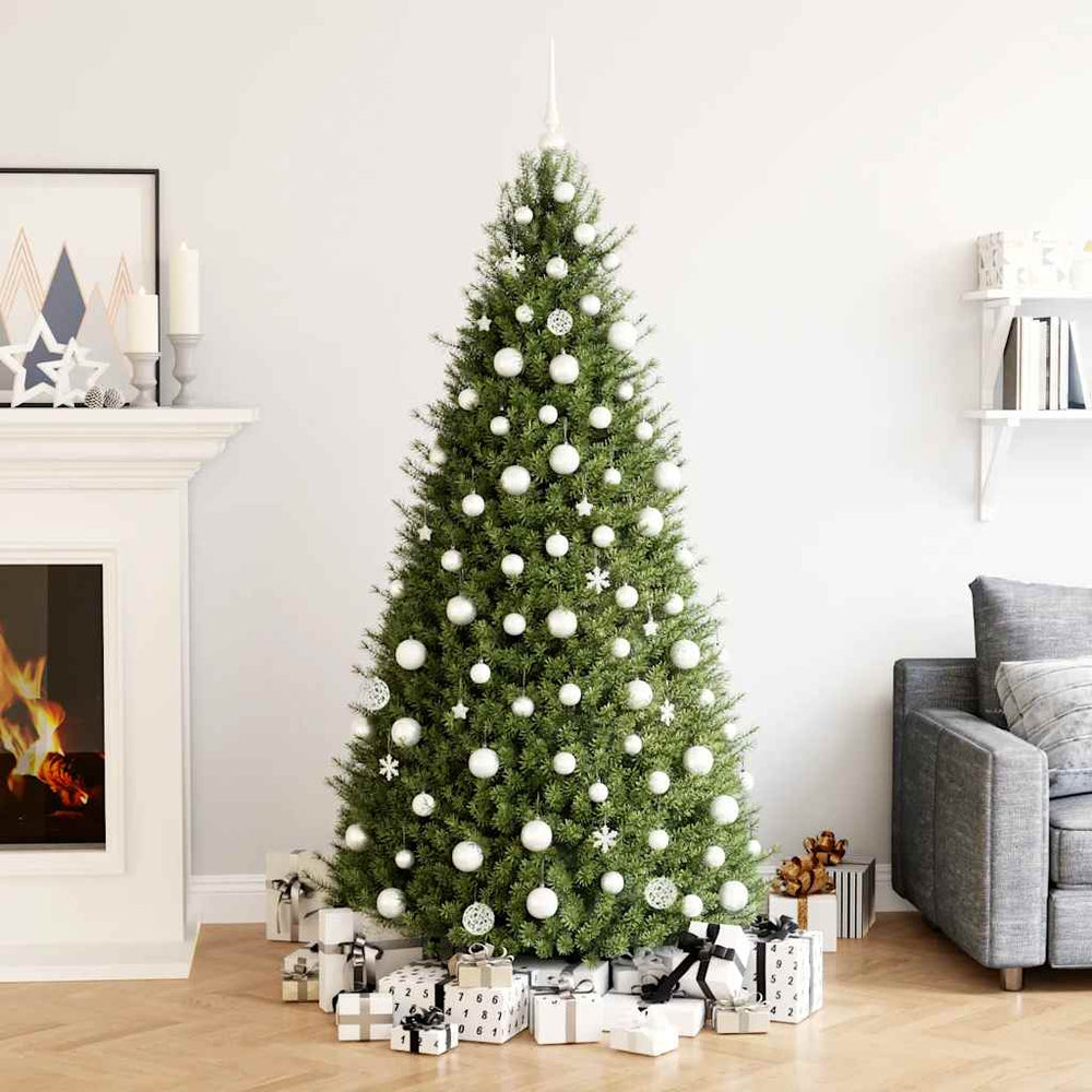 111-tlg. Weihnachtskugel Set Weiß