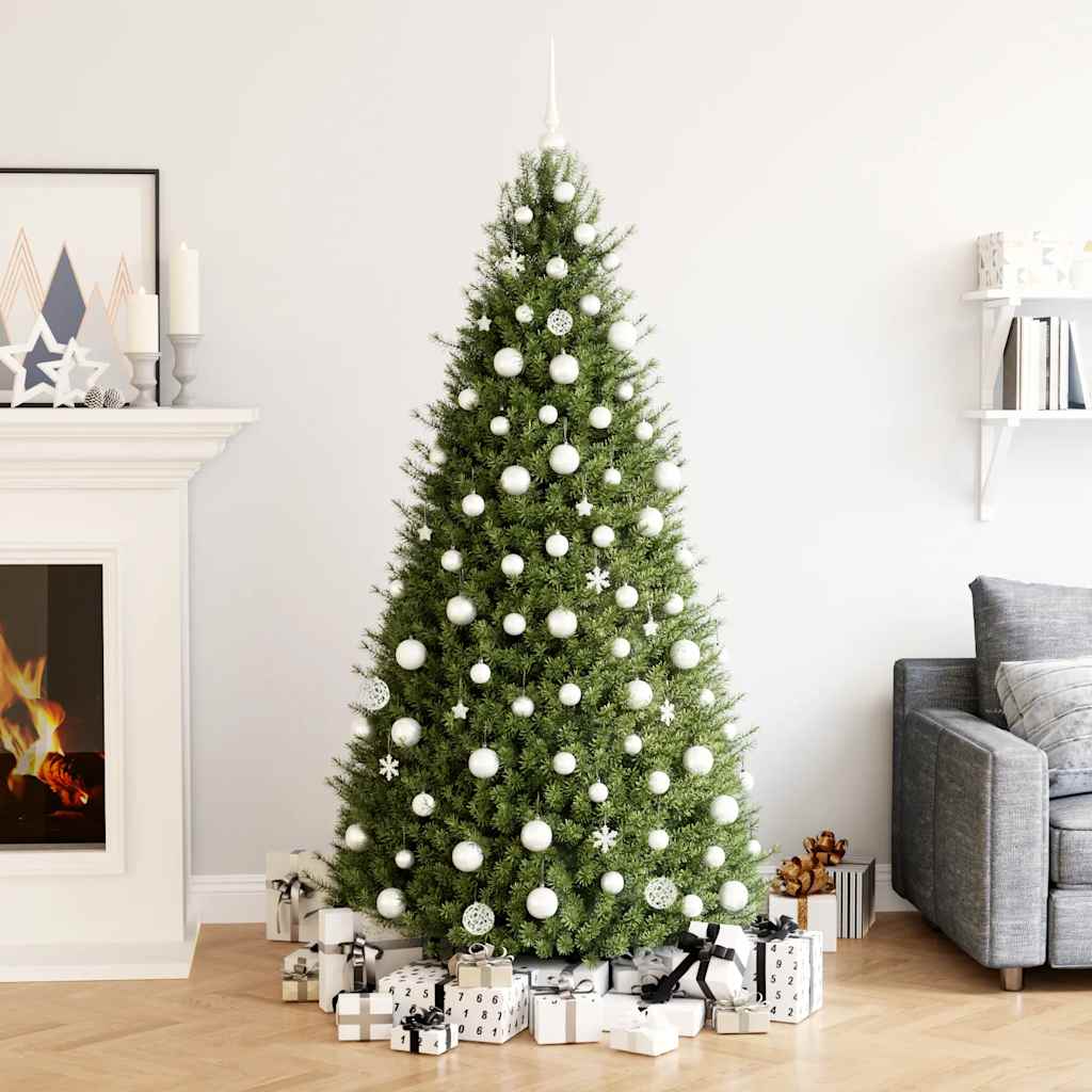 111-tlg. Weihnachtskugel Set Weiß