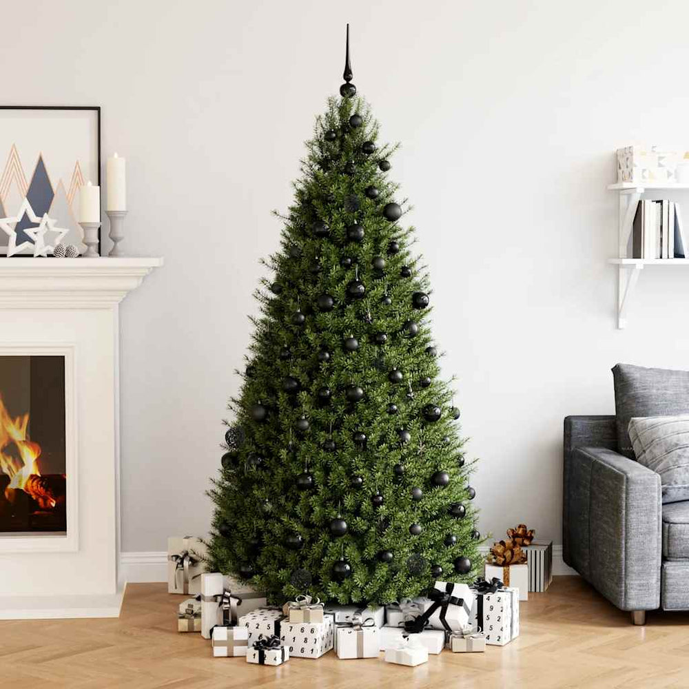 111-tlg. Weihnachtskugel-Set Schwarz