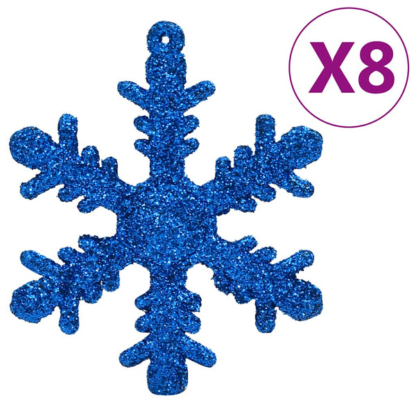 Blaues Weihnachtskugel Set, 111-teilig