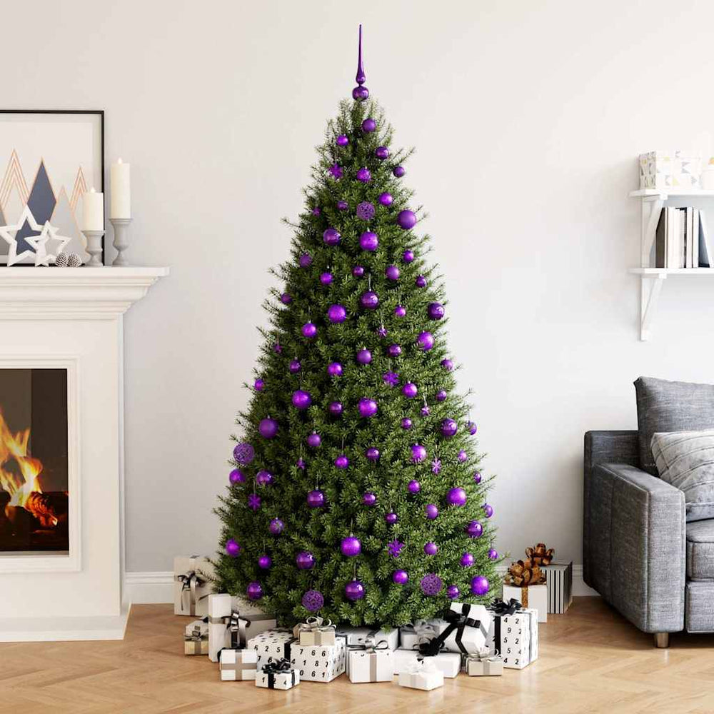 Lila Weihnachtskugeln Set, 111-teilig
