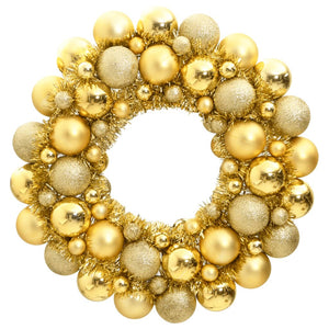 Goldener Weihnachtskranz 45cm